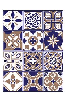 商品WALPLUS | Royal 72-Piece Tile Sticker Set,商家Nordstrom Rack,价格¥219图片