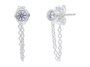 Ralph Lauren | Chanel Set CZ Chain Front Back Earrings商品图片,6.9折, 独家减免邮费