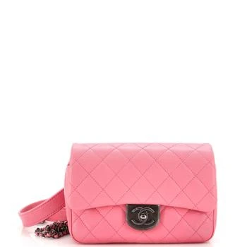 [二手商品] Chanel | Double Carry Chain Waist Bag Quilted Goatskin Small,商家Premium Outlets,价格¥23255