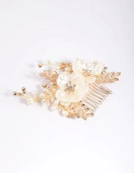 Lovisa | Gold Pearlised Flower Comb,商家Premium Outlets,价格¥166