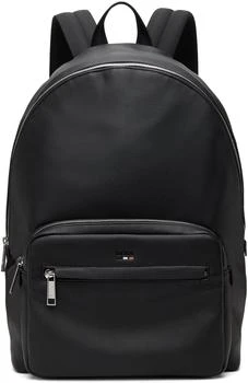推荐Black Faux-Leather Signature Details Backpack商品
