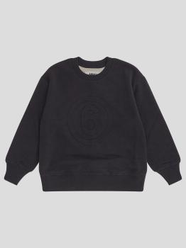 商品MM6 | MM6 男童针织毛衣 M60122MM007M6C02 黑色,商家Beyond Moda Europa,价格¥716图片