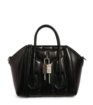 Givenchy | Mini Leather Antigona Lock Top-Handle Bag商品图片,