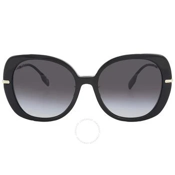 Burberry | Eugenie Grey Gradient Square Ladies Sunglasses BE4374F 30018G 55,商家Jomashop,价格¥708