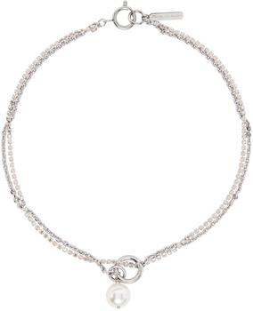 商品Justine Clenquet | Silver Laura Necklace,商家SSENSE,价格¥359图片