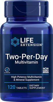 商品Life Extension | Life Extension Two-Per-Day Multivitamin, 120 Multivitamin tablets,商家Life Extension,价格¥132图片