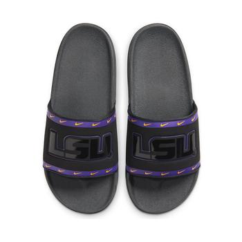 NIKE | Men's Black LSU Tigers Team Off-Court Slide Sandals商品图片,