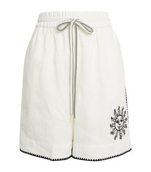 推荐Embroidered Clover Shorts商品