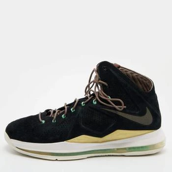 推荐Nike Lebron Black Suede 10 EXT QS Sneakers Size 45商品