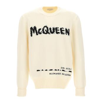 Alexander McQueen | ALEXANDER MCQUEEN 白色男士针织衫/毛衣 626454-Q1WZL-9227商品图片,独家减免邮费
