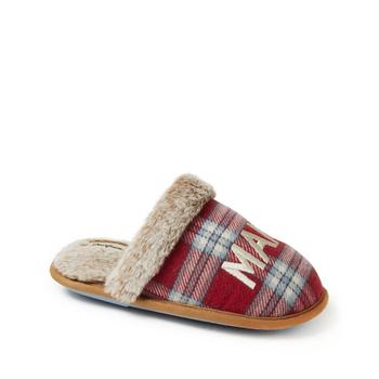 Dear Foams | Women's Plaid Mama Bear Scuff Shoe商品图片,