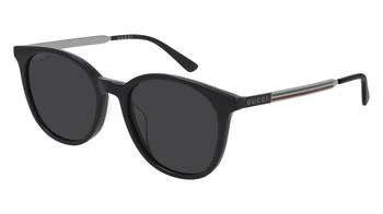 Gucci | Gucci GG 0830SK 001 Round / Oval Sunglasses 7.1折