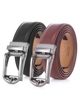 加拿大Mio Marino, Mio Marino | Classic Buckle Leather Linxx Ratchet Belt商品图片 