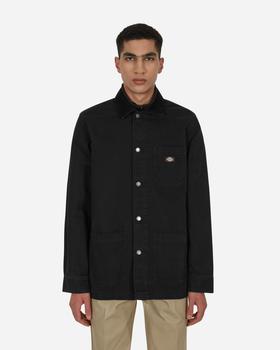 迪克斯怎么样, DICKIES | Duck Canvas Summer Chore Coat Black商品图片 额外8.6折, 额外八六折