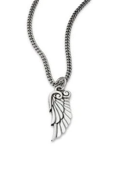 推荐Sterling Silver Bird-Wing Pendant Necklace商品