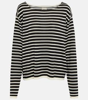 推荐Casey striped silk sweater商品