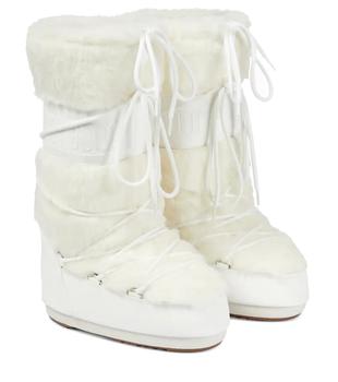 推荐Icon faux fur snow boots商品