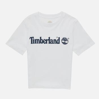 Timberland | Timberland Kids' Short Sleeve Logo T-Shirt - White商品图片,满$75减$20, 满减