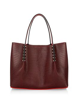 Christian Louboutin | Cabarock Lizard-Embossed Leather Tote商品图片,