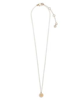 kate spade项链, Kate Spade | N Mini Pendant Necklace, 17"-20"商品图片 