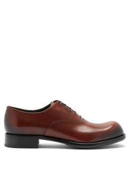 prada derby, Prada | Cadett leather Derby shoes商品图片 