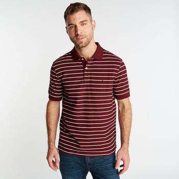 product Nautica Mens Classic Fit Striped Deck Polo image