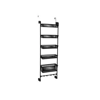 Household Essentials | Over The Door 5 Basket Rack with Hooks with Frame,商家Macy's,价格¥674