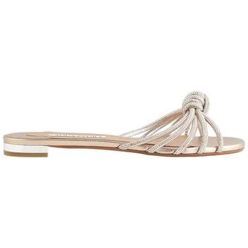 Aquazzura | Ladies Light Copper Celeste Flat Sandals 1.7折, 满$200减$10, 满减