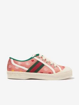 推荐Girls GG Tennis Trainers in Pink商品