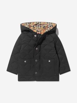 Burberry | Baby Boys Mini Reilly Quilted Jacket In Black商品图片,6折