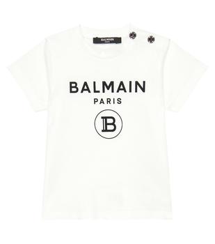Balmain | Baby logo cotton T-shirt商品图片,6.9折