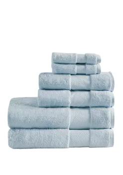 商品Turkish Cotton 6 Piece Bath Towel Set图片