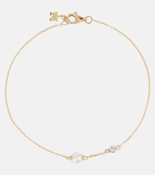 商品MATEO | 14kt gold chain bracelet with diamonds and pearls,商家MyTheresa,价格¥5965图片