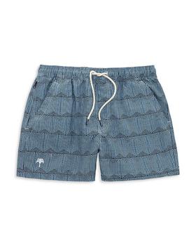 商品OAS | Indigo Tailored Fit Drawstring Swim Shorts,商家Bloomingdale's,价格¥644图片