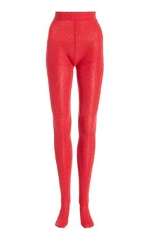 推荐Alex Perry - Rane Crystal-Embellished Stretch-Jersey Tights - Red - AU 8 - Moda Operandi商品