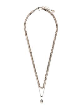 Alexander McQueen | DOUBLE CHAIN NECKLACE商品图片,8.2折
