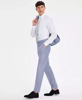 Tommy Hilfiger | Men's Modern-Fit TH Flex Stretch Chambray Suit Separate Pants,商家Macy's,价格¥291