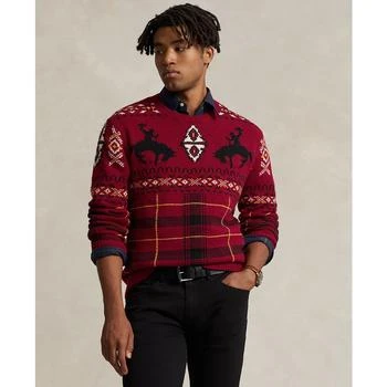 Ralph Lauren | Men's Western-Inspired Fair Isle Sweater,商家Macy's,价格¥1481