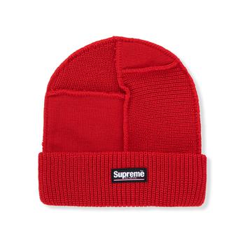 supreme, Supreme | Supreme Paneled Seam Red Beanie商品图片 3.9折