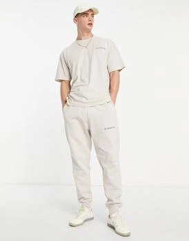 推荐Allsaints x ASOS exclusive sweatpants in smoke grey商品