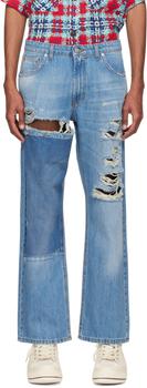 product Blue Straight Jeans image