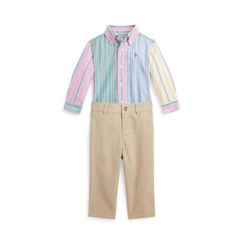 Ralph Lauren | Baby Boys Fun Shirt and Flex Abrasion Pants Set商品图片,