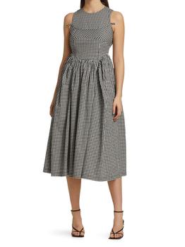 Sandy Liang, Sandy Liang | Lull Gingham Dress商品图片 4折