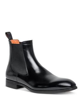 Santoni | Men's Simon Pull On Chelsea Boots商品图片,$4000以内享9折