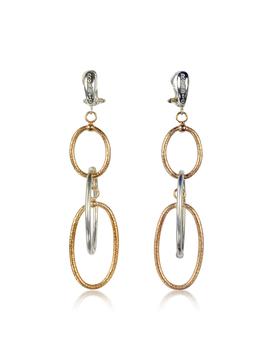 Rosato 洛萨朵 | Rose Gold Plated Sterling Silver Piuma Long Earrings商品图片,5.7折