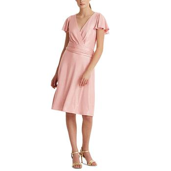 女装拉夫劳伦连衣裙, Ralph Lauren | Foiled Jersey Cocktail Dress商品图片 4.9折