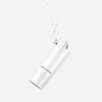 推荐Isabel Marant silver-Tone Brass Lighter Holder Necklace商品