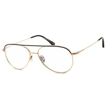 推荐Tom Ford Men's Eyeglasses - Shiny Deep Gold Full-Rim Pilot Metal Frame | FT5693-B 030商品