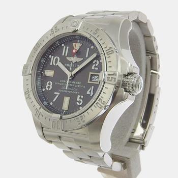 推荐Breitling Grey Stainless Steel Avenger II Seawolf A17330 Automatic Men's Wristwatch 47 mm商品