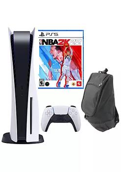 SONY | PlayStation 5 Console with NBA 2K22 and Carry Bag (PS5 Disc Version)商品图片,7.6折